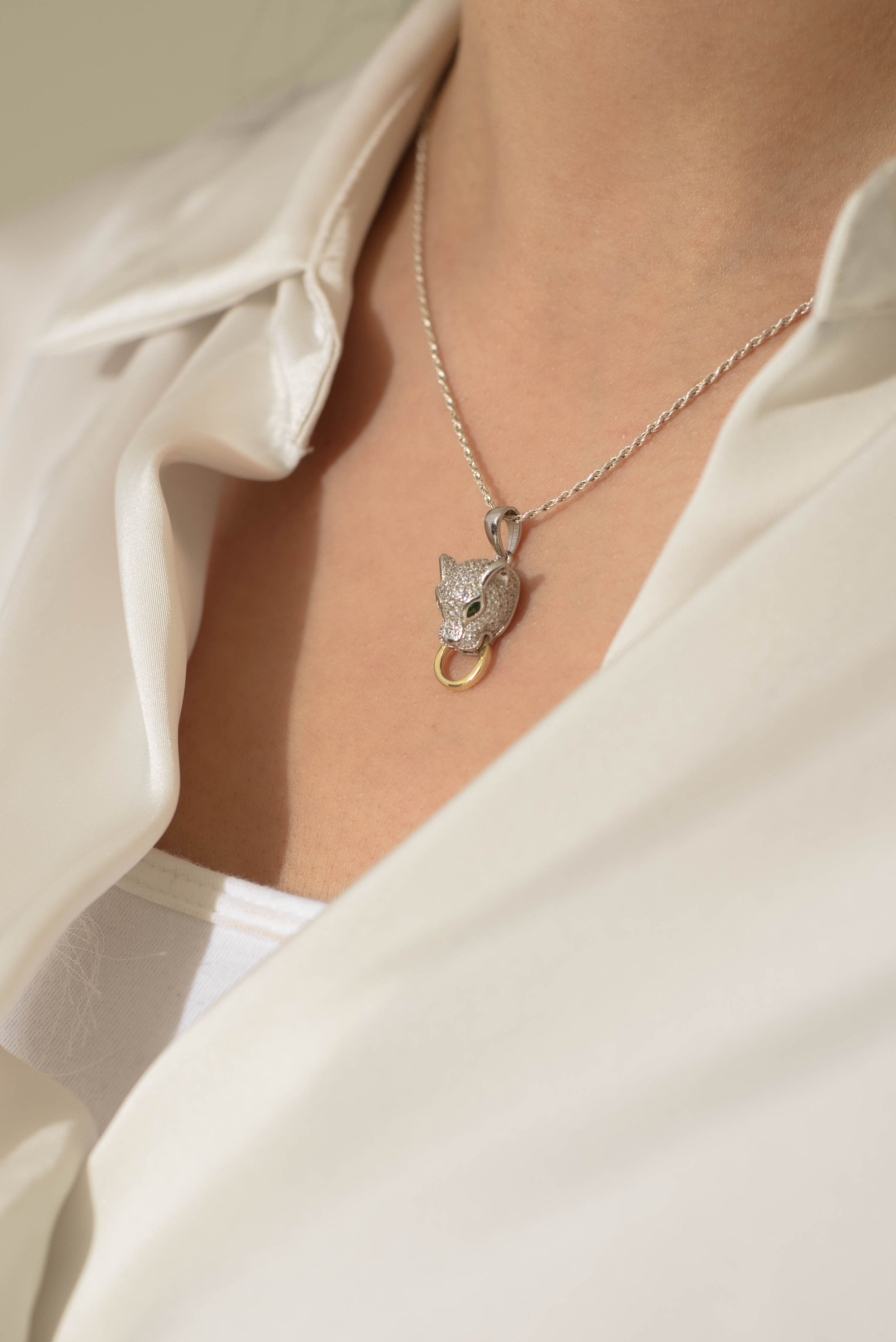 Signature Panther Pendant | Panthere de Cartier Dupe | The Mira Shoppe